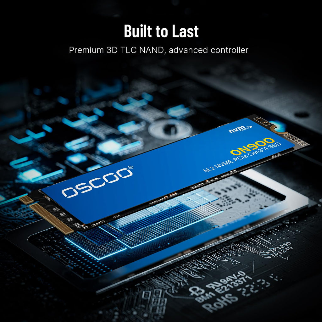 1TB PCIe Gen3.0x4 NVMe M.2 2280 SSD H512