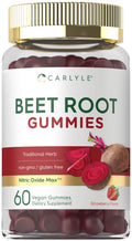 Beet Root Gummies 60 Count Strawberry Flavor O857