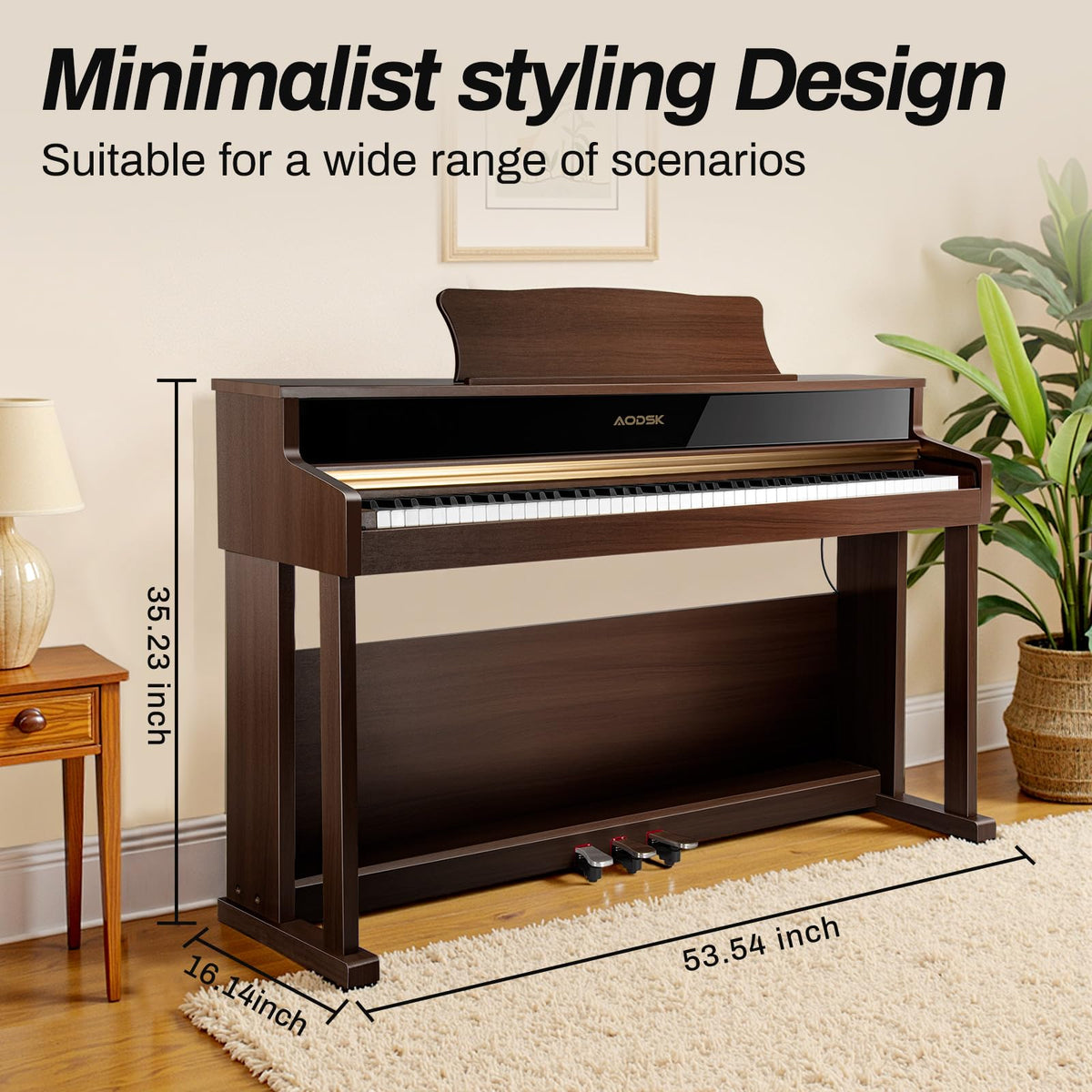88-Key Weighted Digital Piano F878