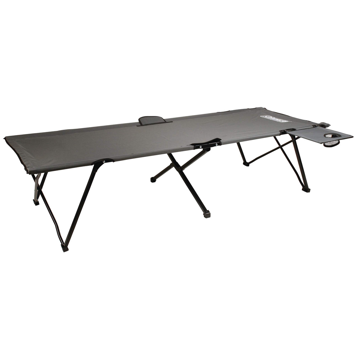Camping Cot with Removable Side Table and Carry Bag Z6487