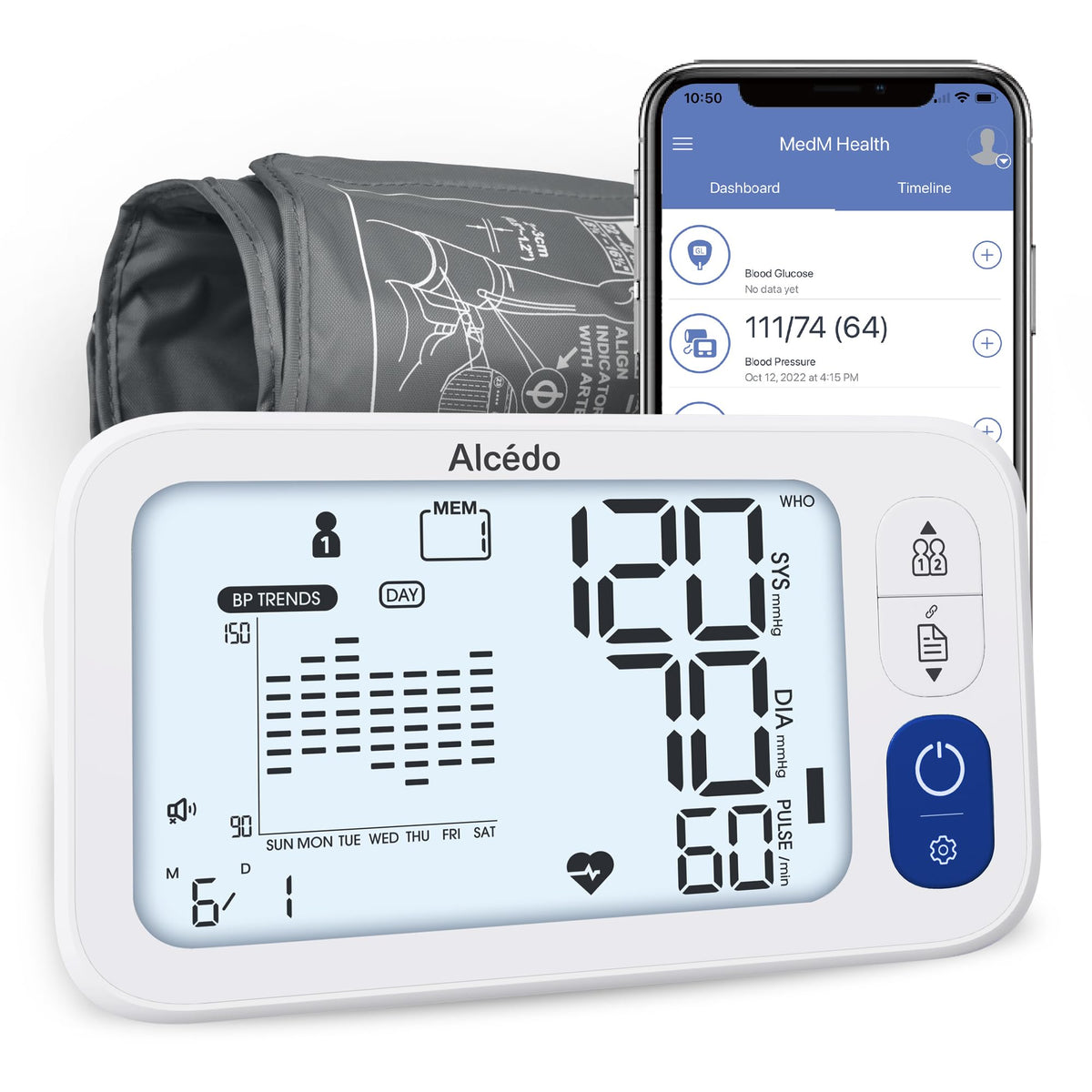 Bluetooth Blood Pressure Monitor N444