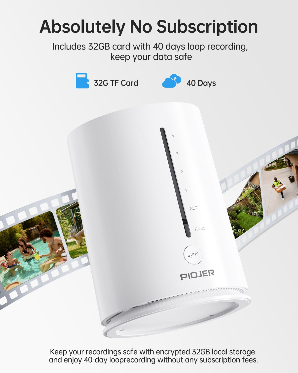 Wireless Outdoor Security Cameras 4-Pack E5395