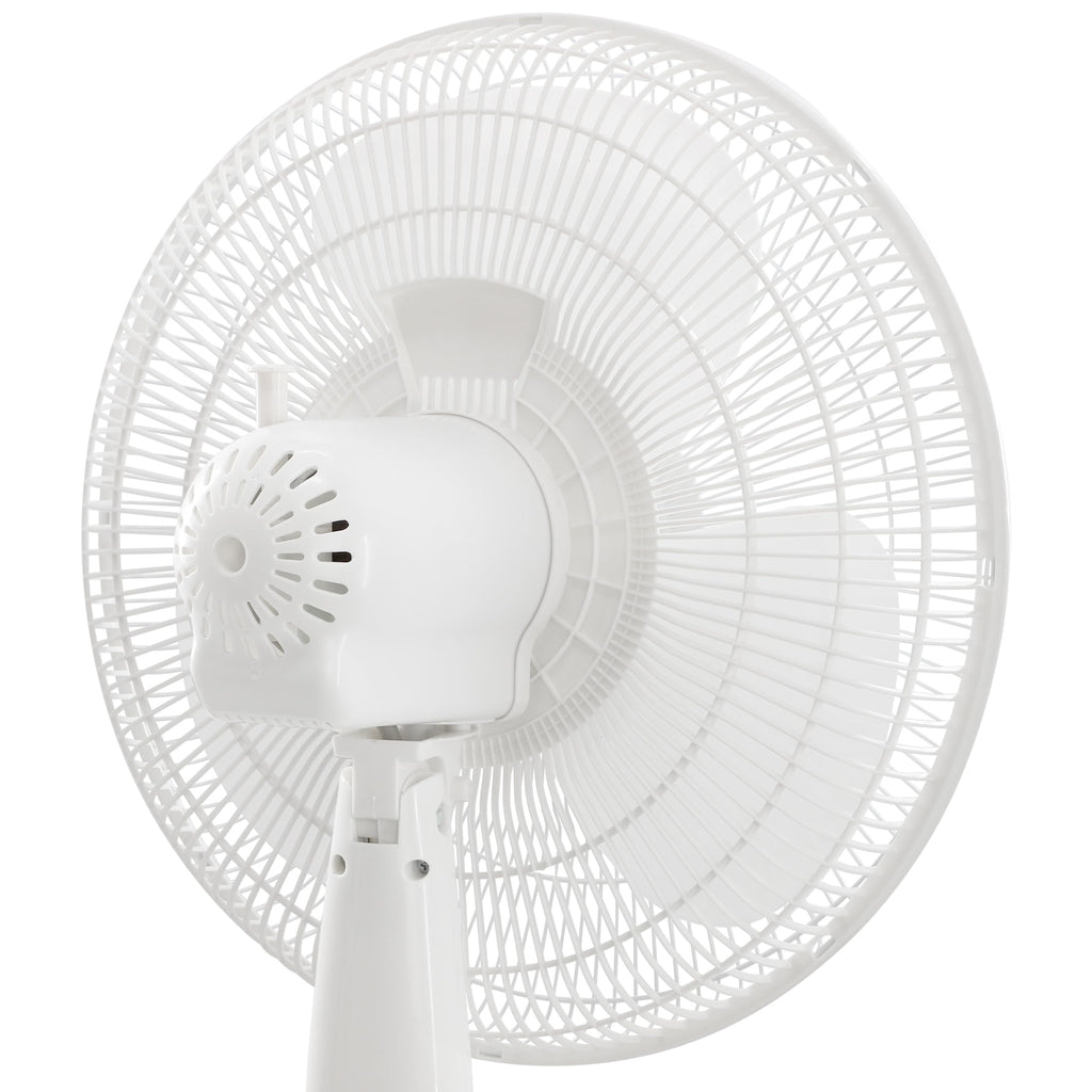 16 Inch 3 Speed Oscillating Stand Fan with Timer and Remote Control Q10485