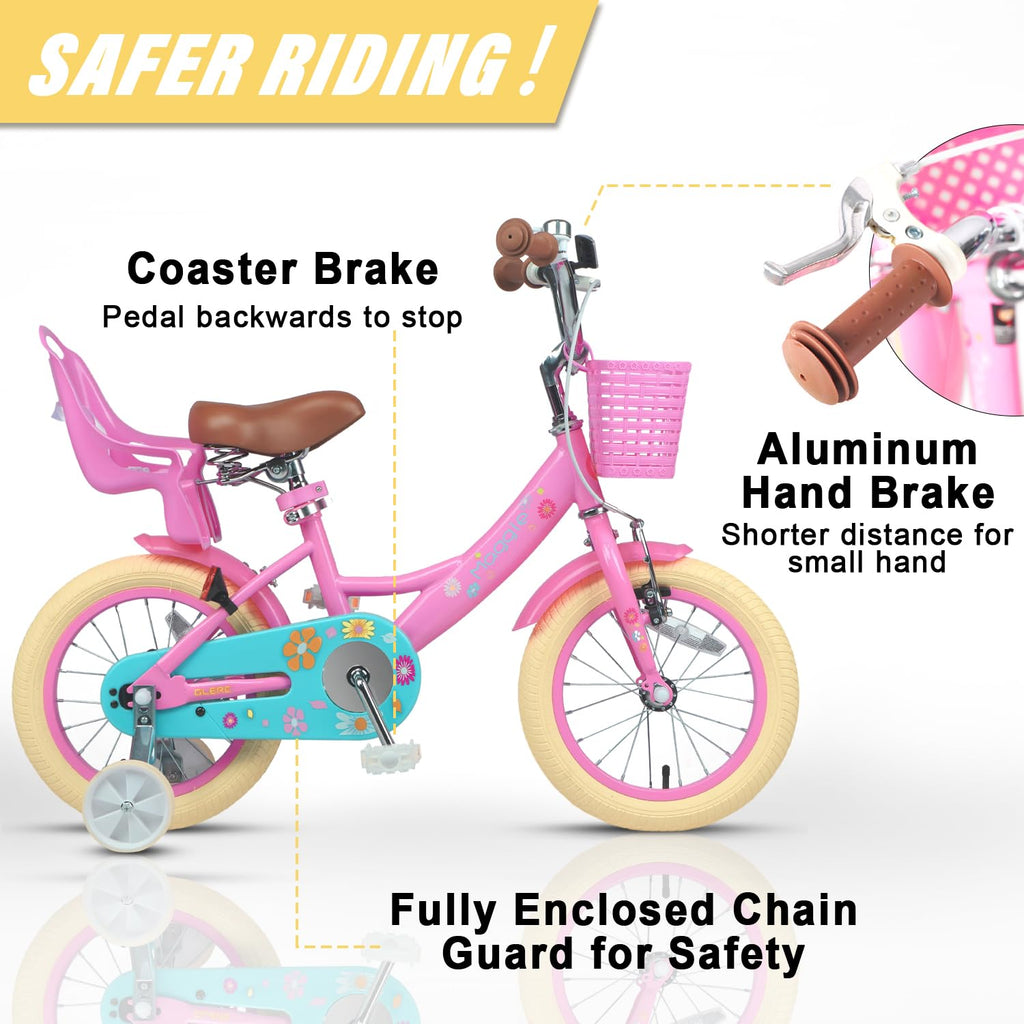 12-20 Inch Kids Bike with Training Wheels T4102