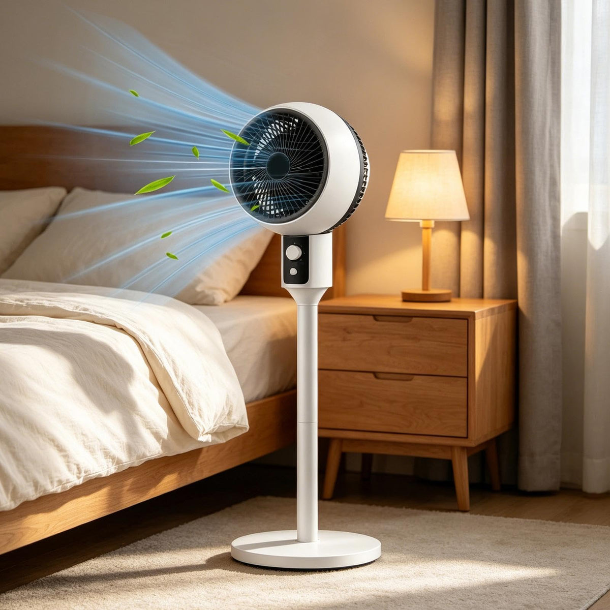 Adjustable Quiet Air Circulator Fan with 3 Speeds J963