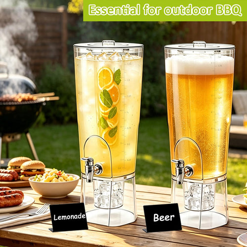 2 Gal Drink Dispensers with Stand & Fruit Infuser Q940970