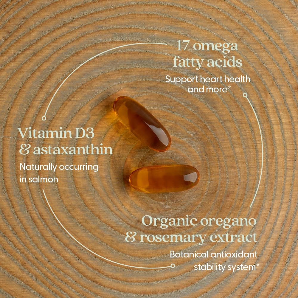 Wild Alaskan Salmon Oil 120 Softgels I78850