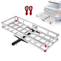Aluminum Hitch Mount Cargo Carrier with 500LBS Capacity Z168005