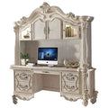 Bone White Desk with Hutch R86426