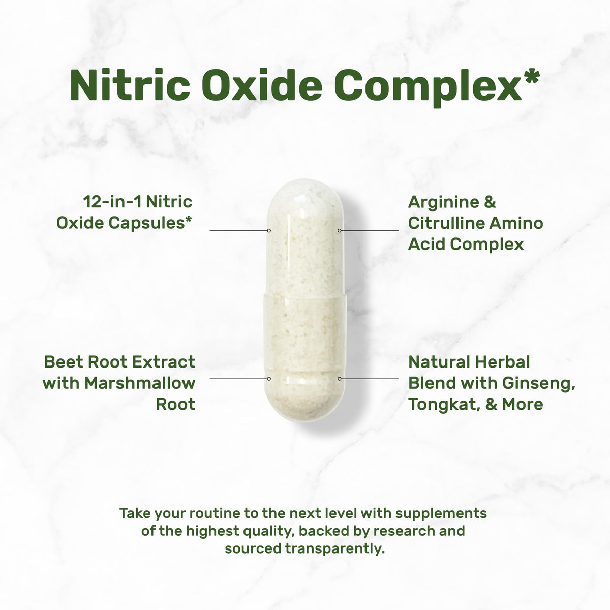 3,000mg 300 Capsules Nitric Oxide Supplement G37156