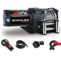 3000 lb 12V DC Electric Winch with Wireless Remote and Corded Control Y556