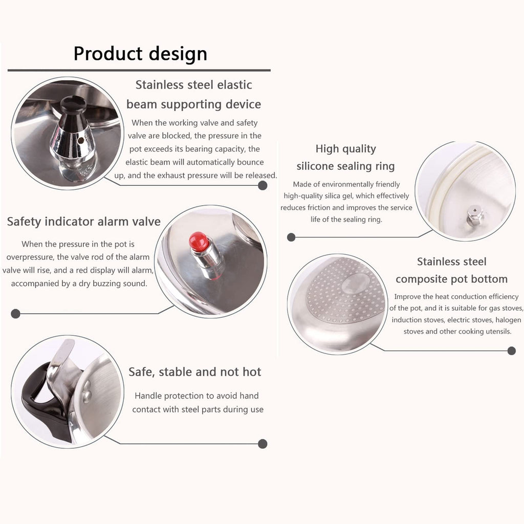 2L Aluminum Pressure Cooker T968