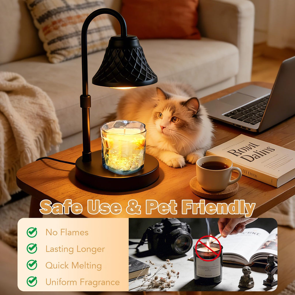 Adjustable Candle Warmer Lamp with Timer S501699