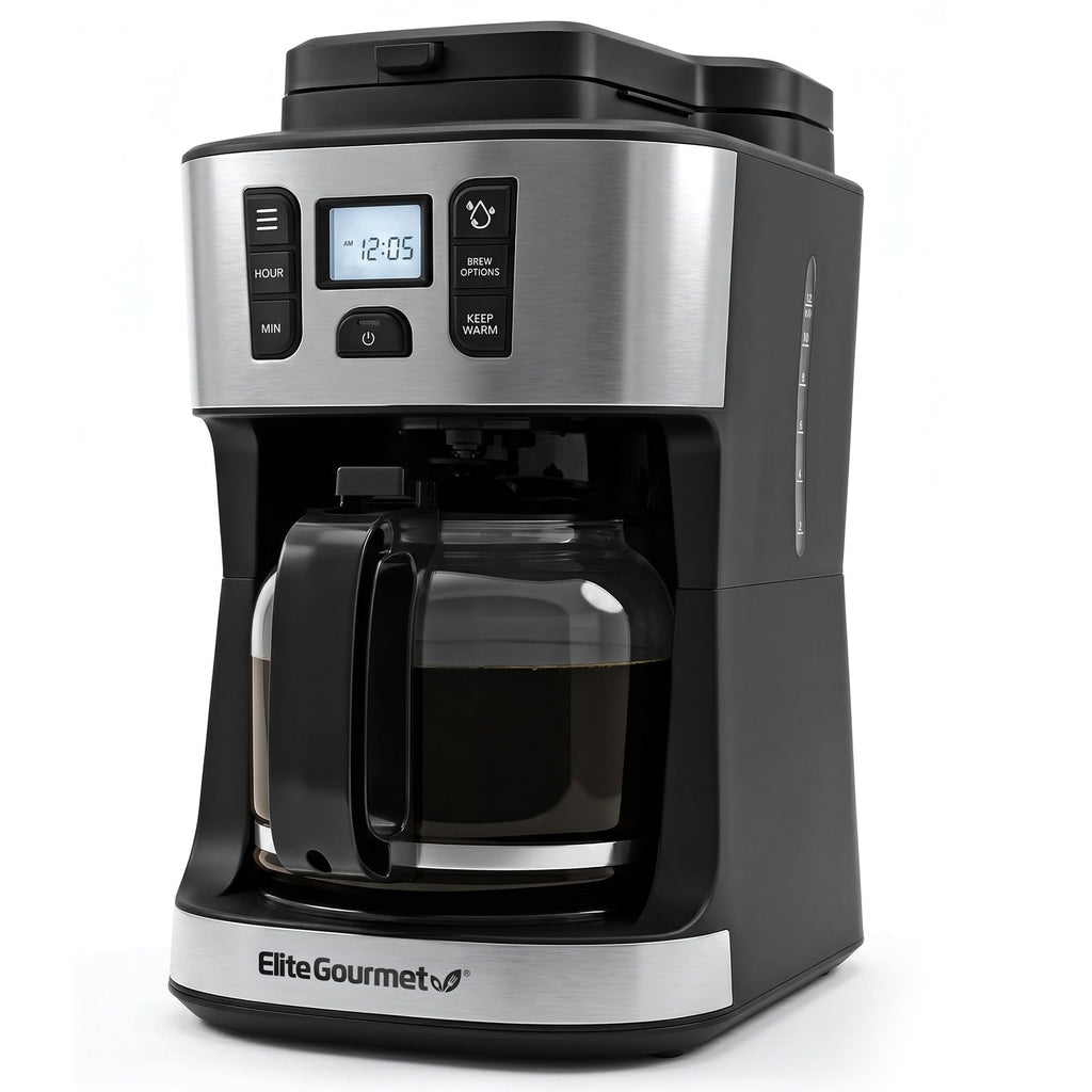 12-Cup Coffee Maker with Built-In Grinder K4114
