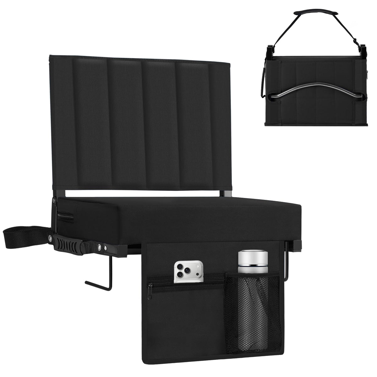 Portable Folding Stadium Seat with Back Support 2 Pack V926