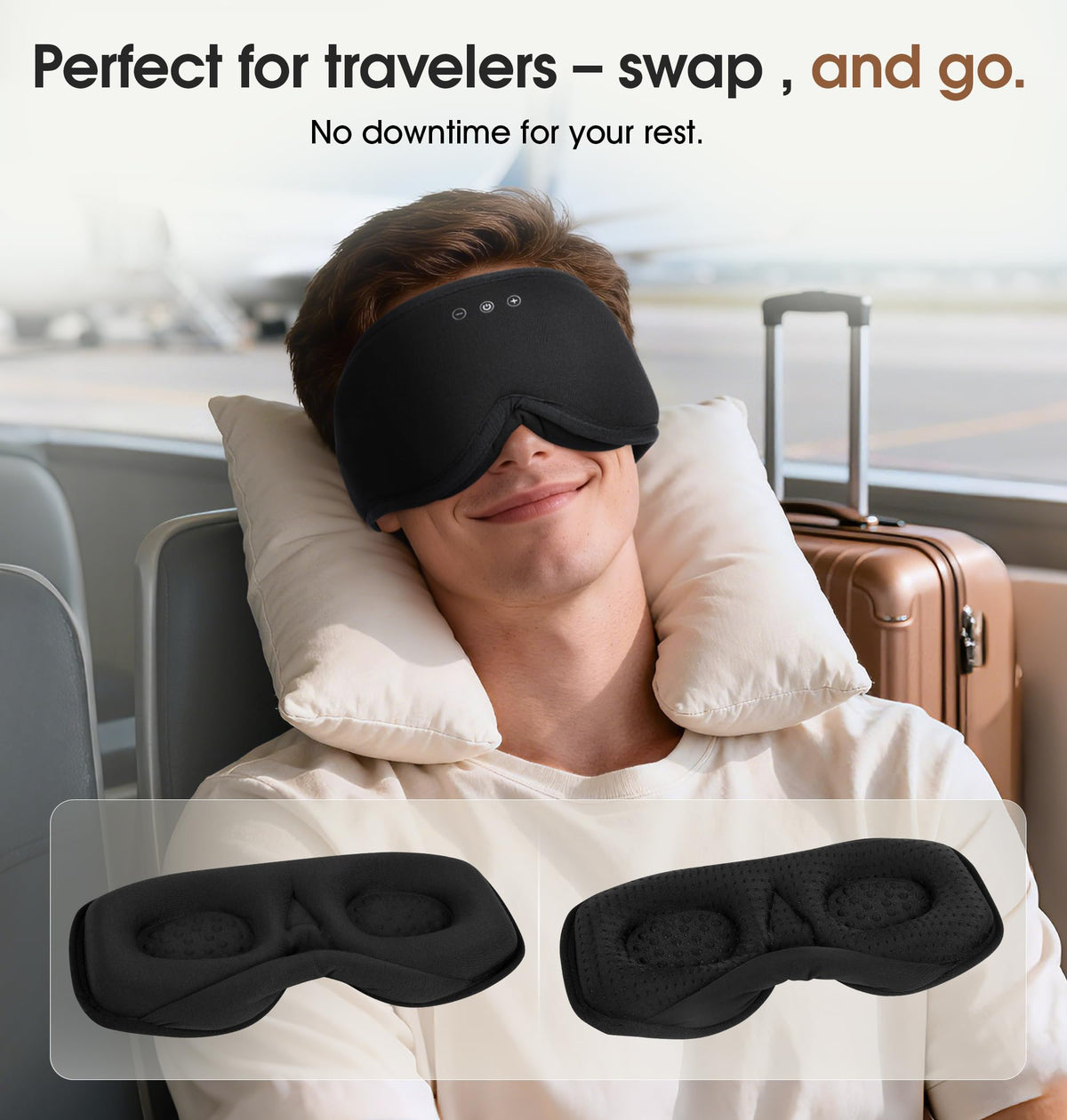 Bamboo Cotton Bluetooth Sleep Mask S138