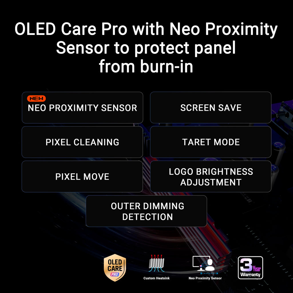 27 Inch 1440p 240Hz Glossy OLED HDR Gaming Monitor R844