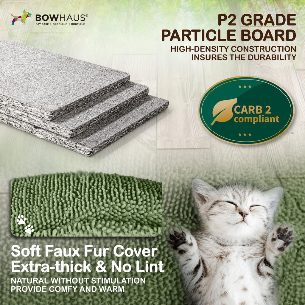 70-Inch Multi-Level Cat Tree with Plush Perch M385