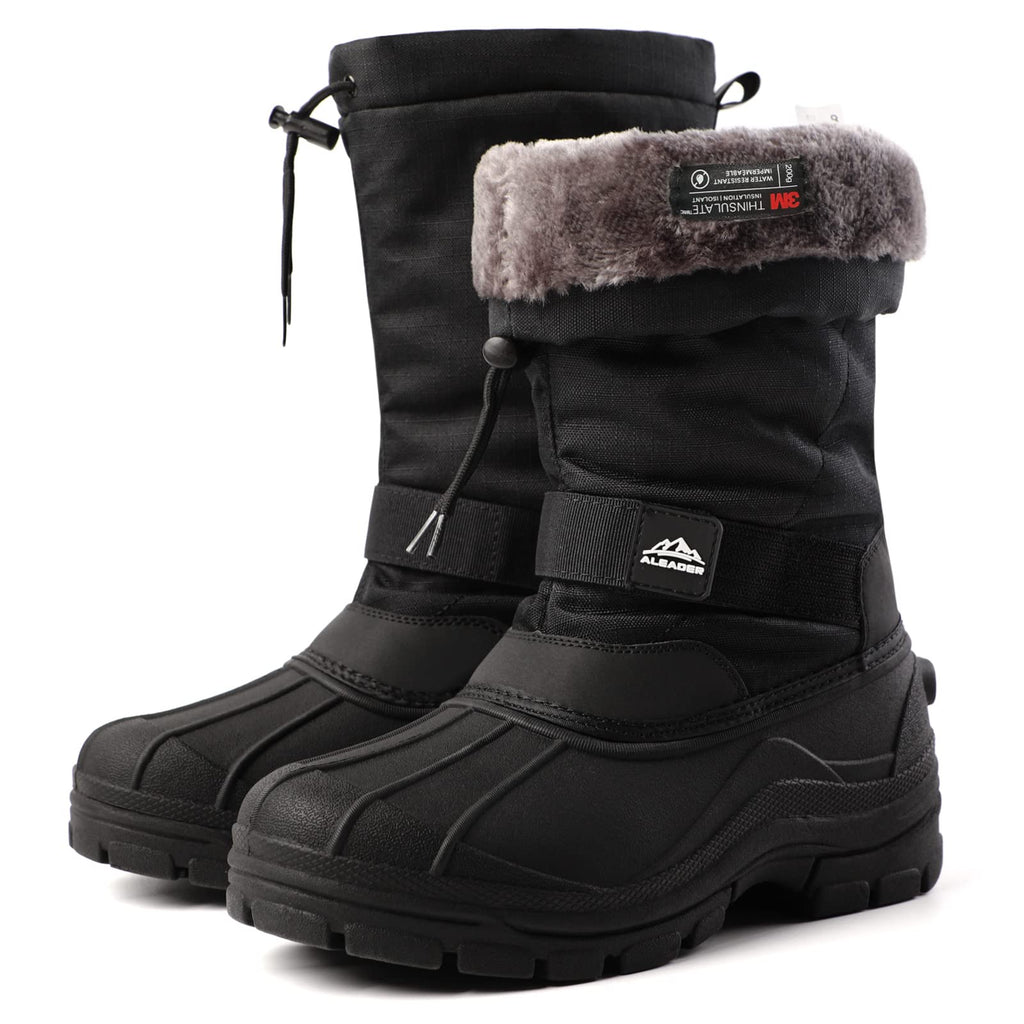 Men's Winter Waterproof Insulated Snow Boots D456