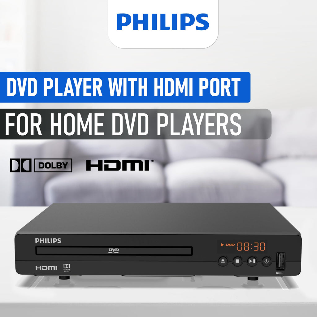 DVD Player with HDMI Port 1080P All Region USB Input Remote Control C478