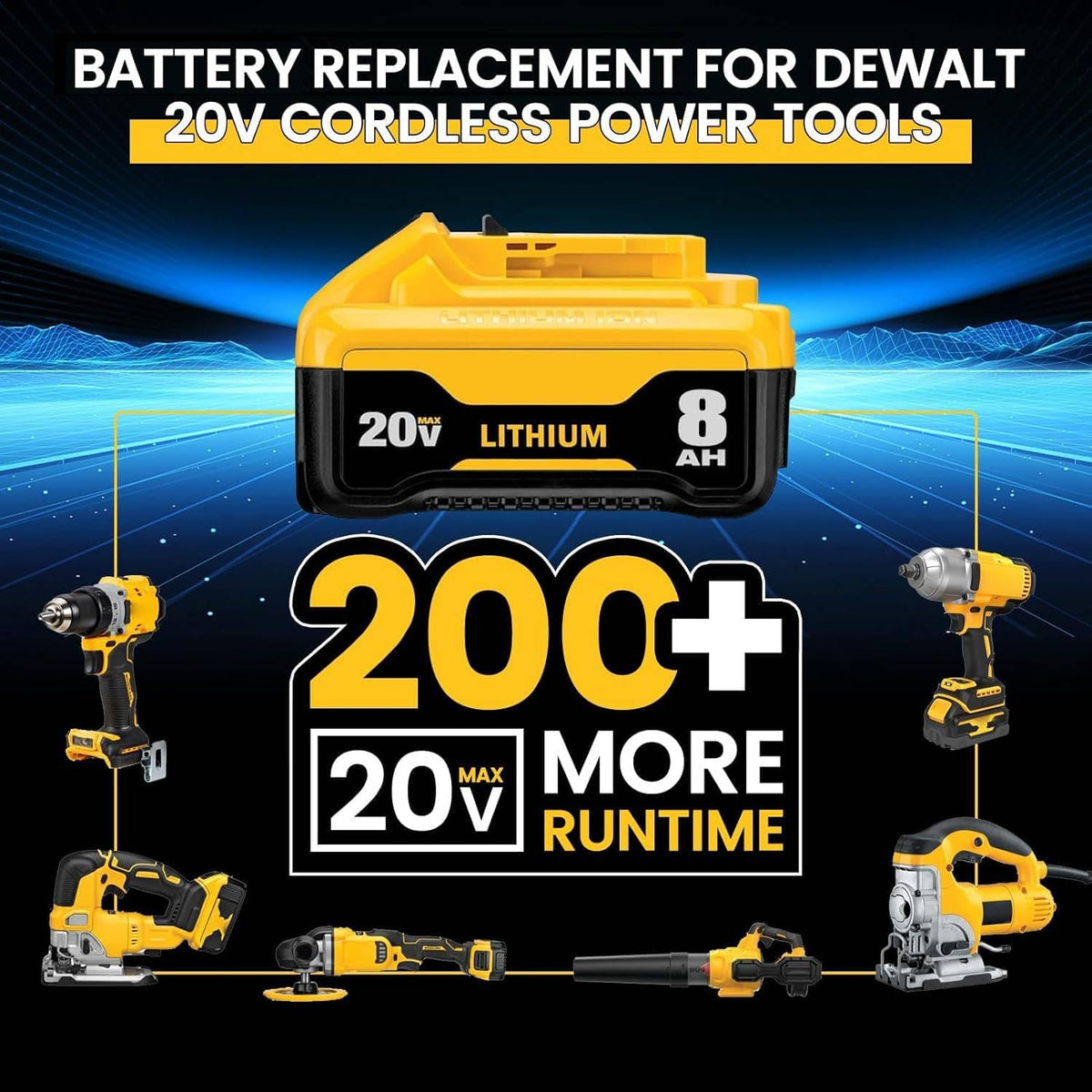 8000mAh Battery Replacement F9975
