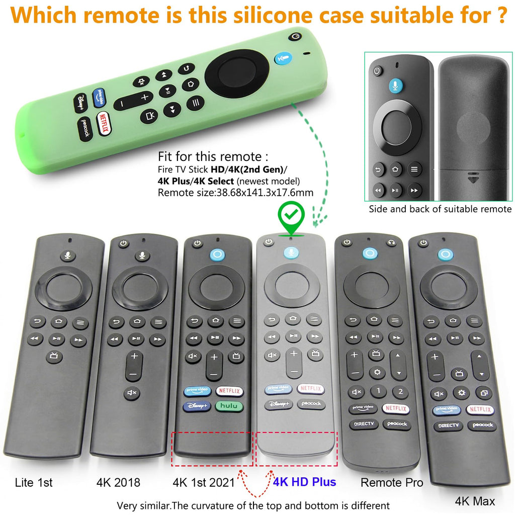 Remote Cover Case 2pcs Silicone Sleeve with Wrist Strap V566524