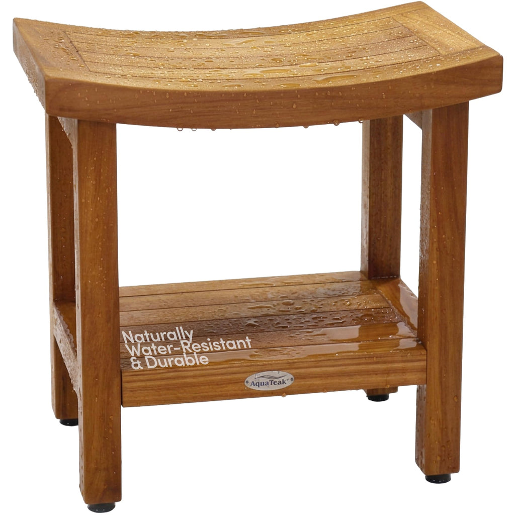 18" Teak Shower Bench Z43145