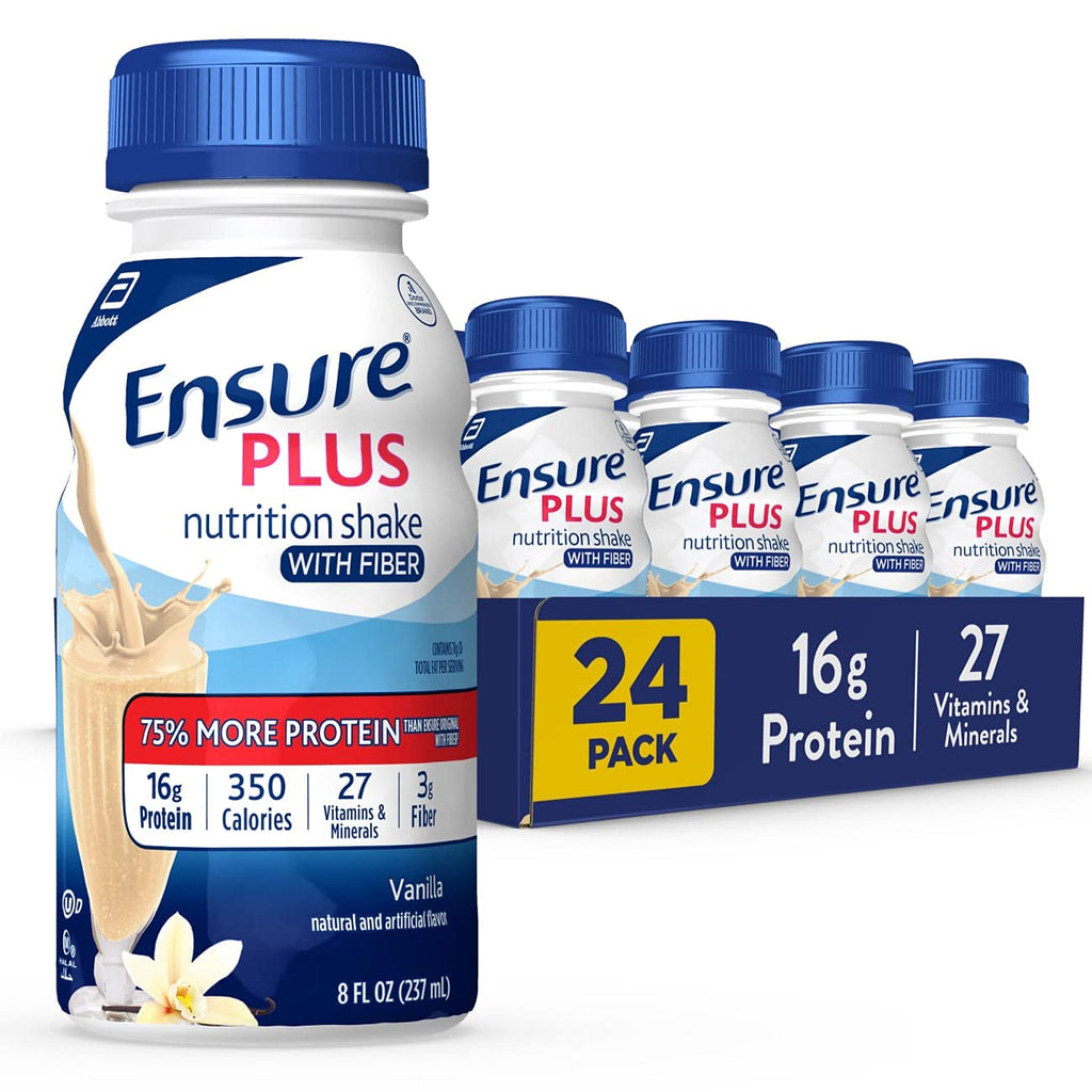 Vanilla Nutrition Shake With Fiber, 24 Pack L4900