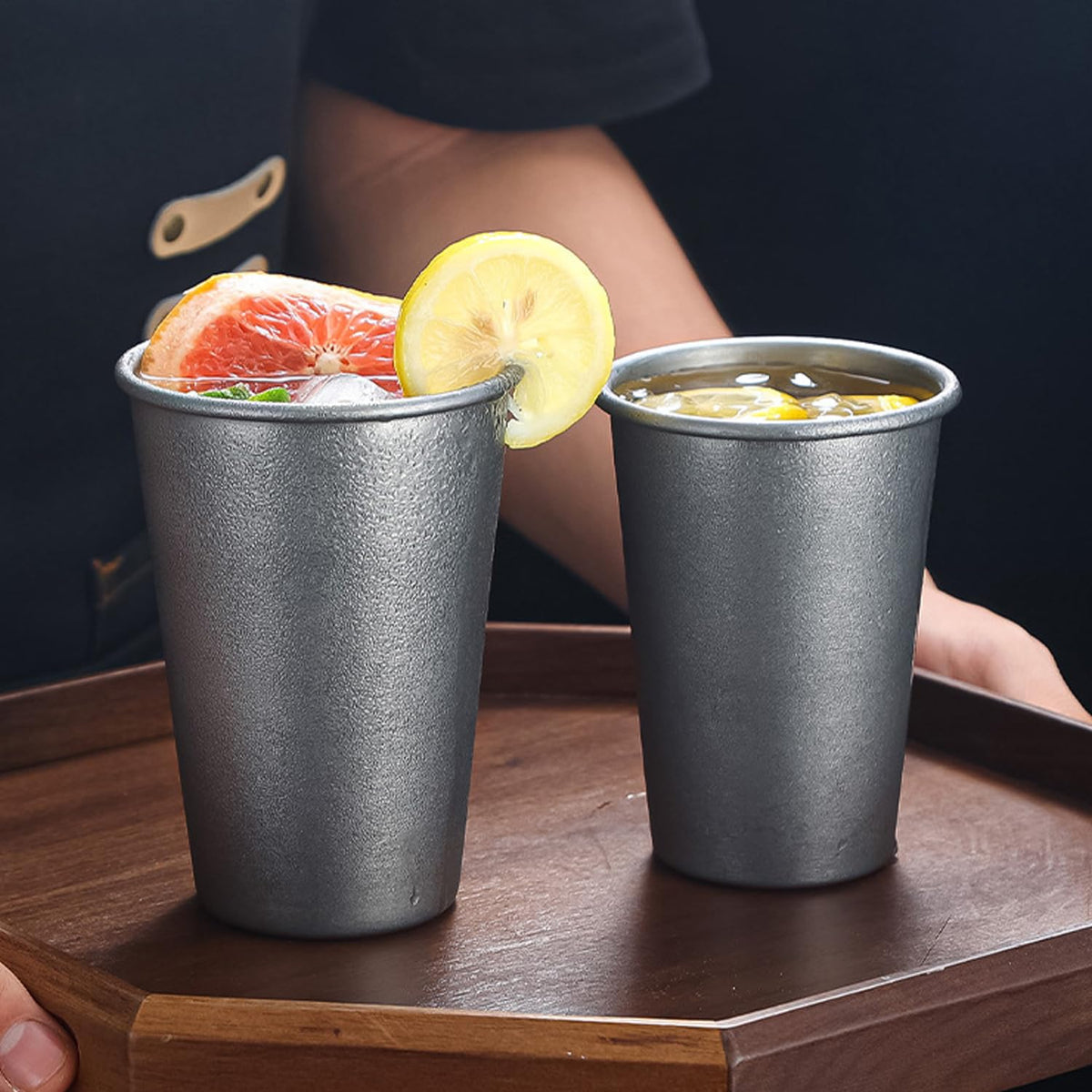 2 Pack Stainless Steel Camping Cup I869