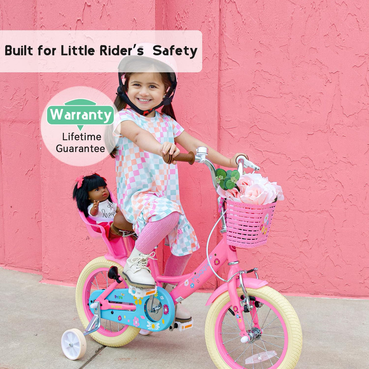 12-20 Inch Kids Bike with Training Wheels T4102