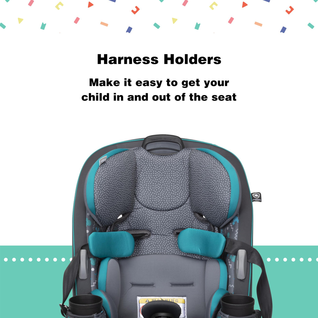 Convertible Car Seat, Rear Facing 5-40 pounds, Forward Facing 30-65 pounds, Booster 40-100 lbs N55077
