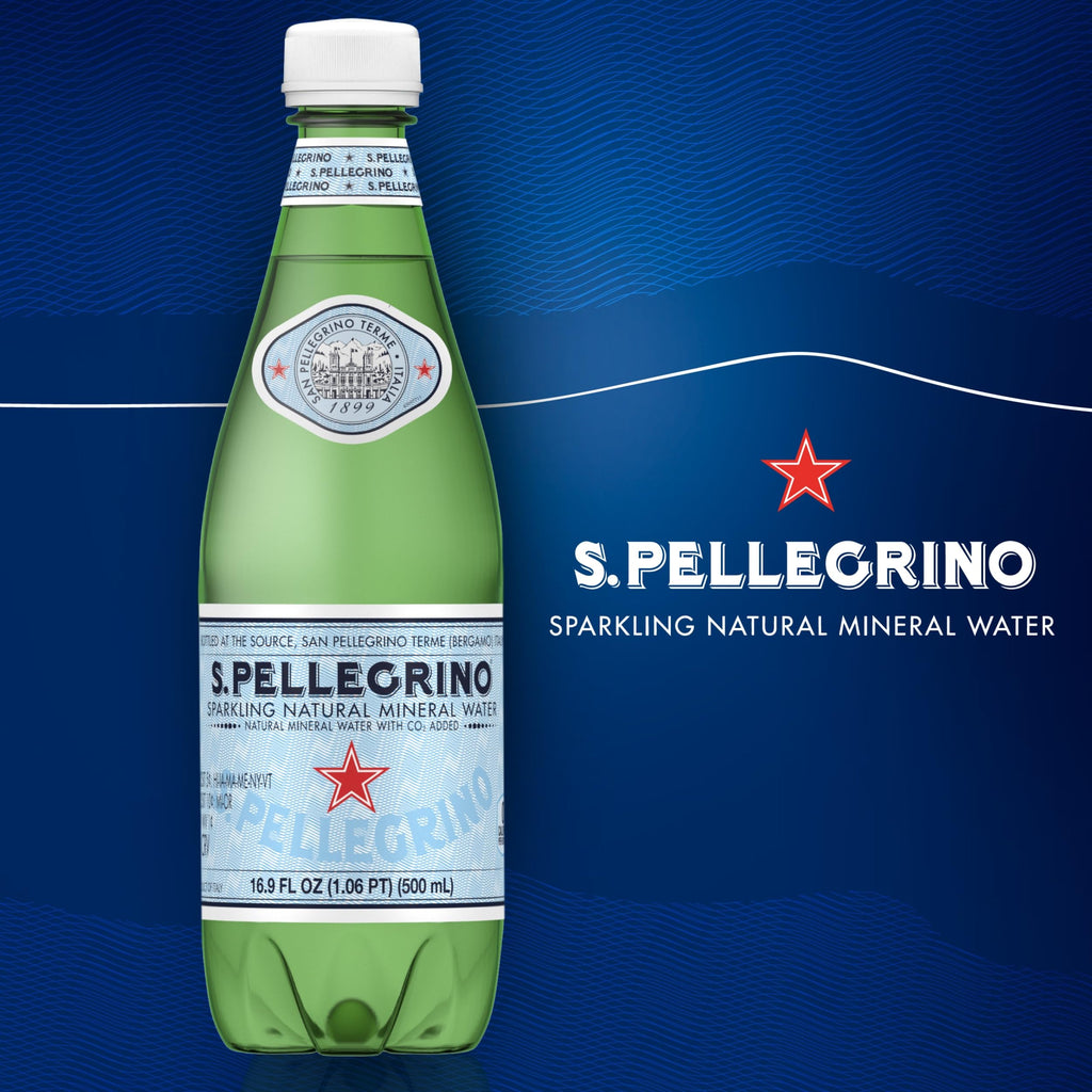 Sparkling Natural Mineral Water 16.9 Fl Oz Pack of 12 U64478