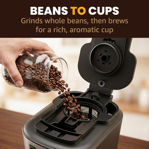 12-Cup Coffee Maker with Built-In Grinder K4114