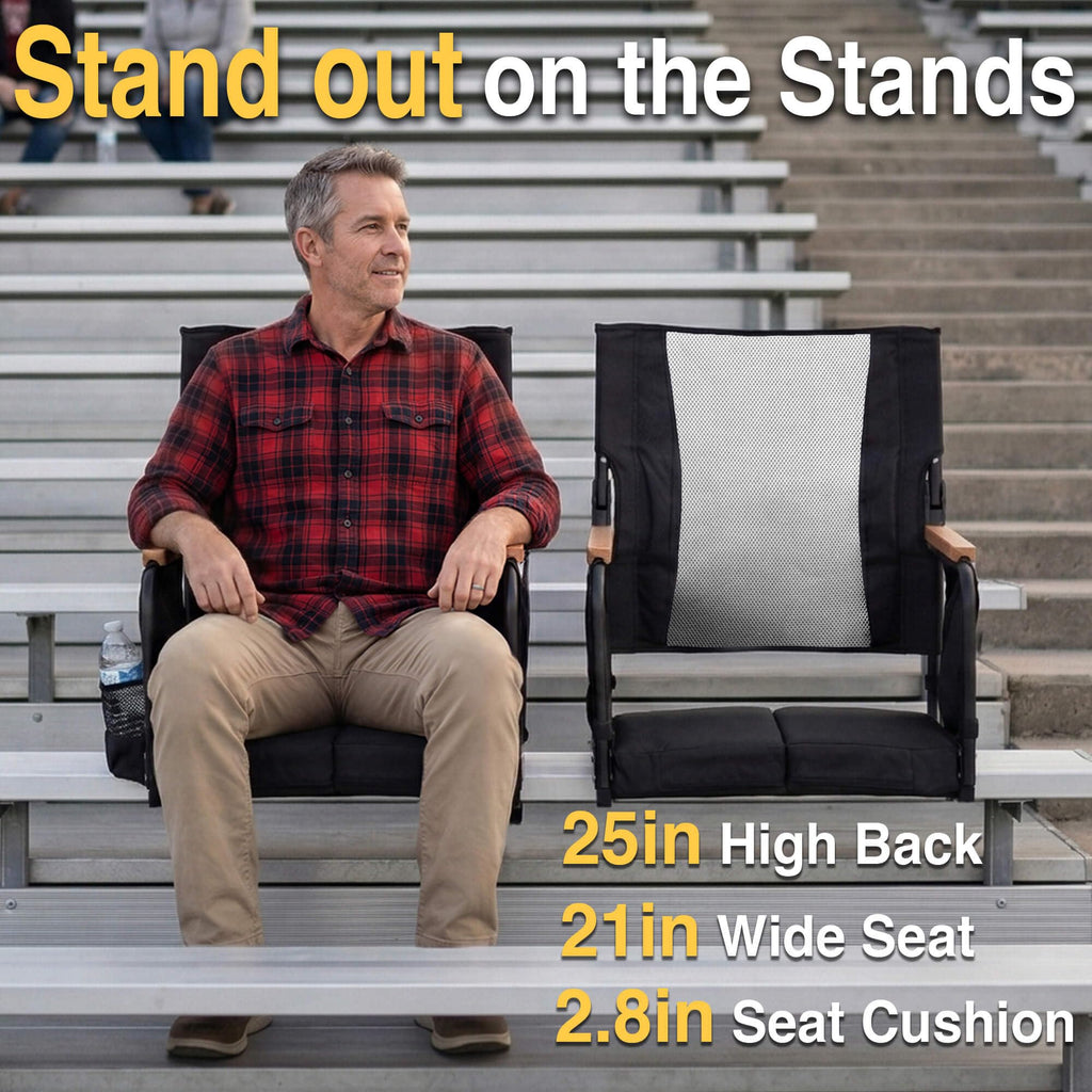 High Back Stadium Seats with Back Support X9000