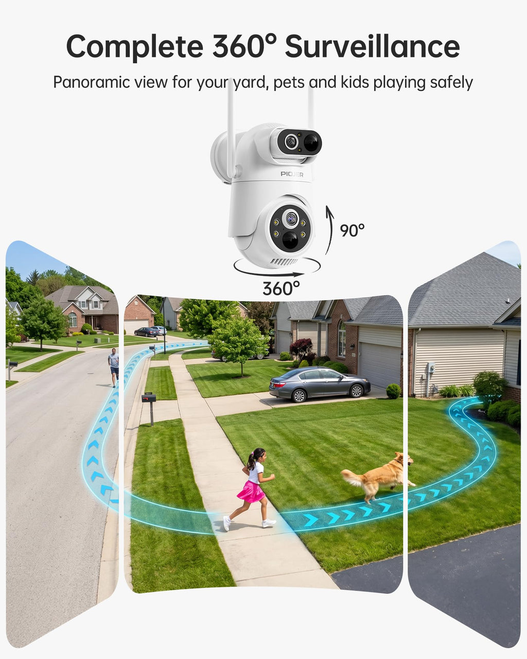 Wireless Outdoor Security Cameras 4-Pack E5395