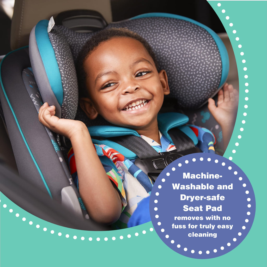 Convertible Car Seat, Rear Facing 5-40 pounds, Forward Facing 30-65 pounds, Booster 40-100 lbs N55077