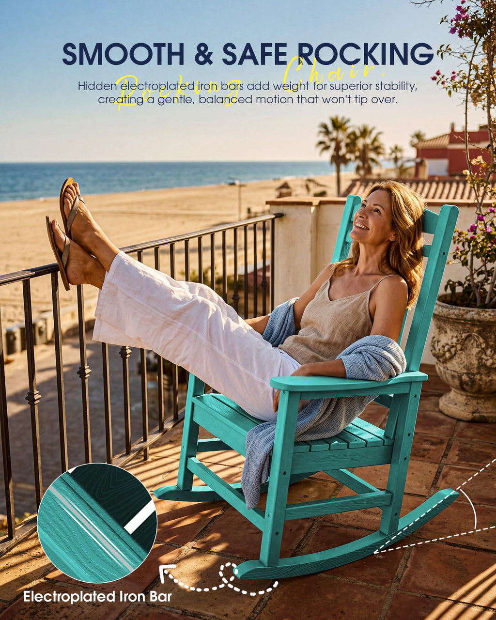 Oversized Outdoor Rocking Chair K12705