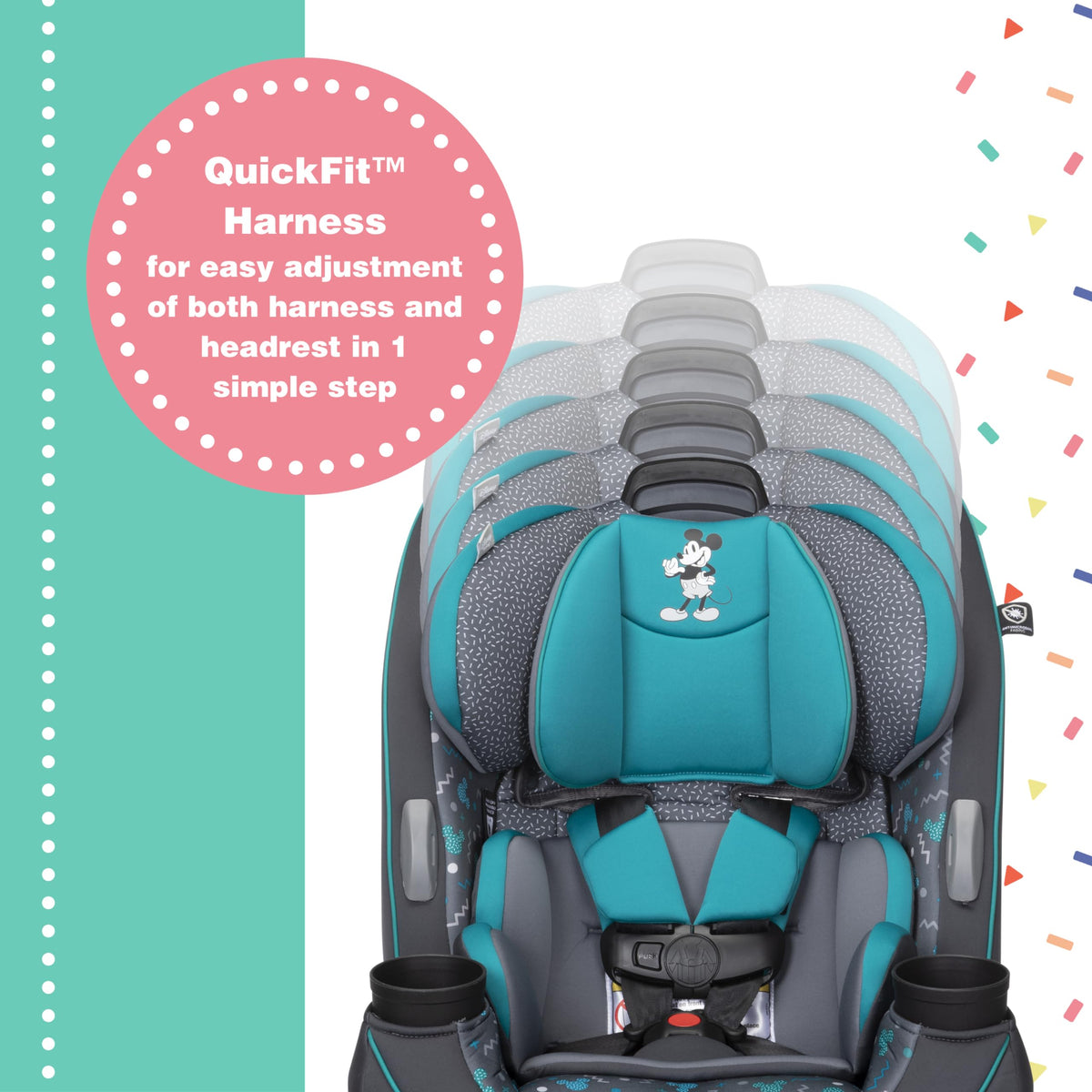 Convertible Car Seat, Rear Facing 5-40 pounds, Forward Facing 30-65 pounds, Booster 40-100 lbs N55077