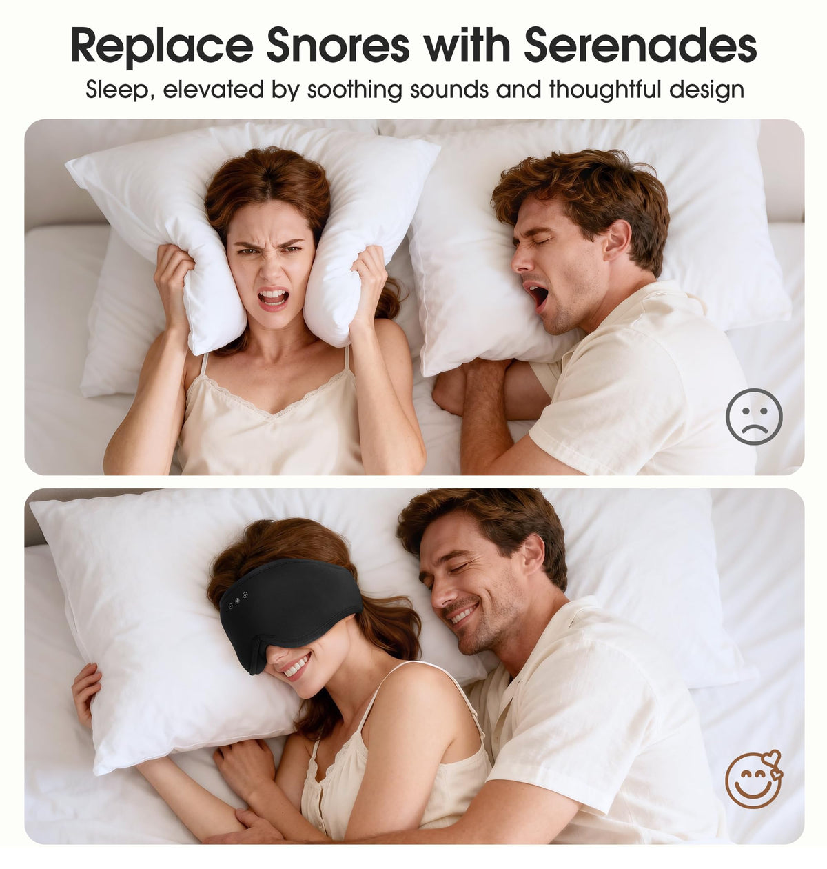 Bamboo Cotton Bluetooth Sleep Mask S138