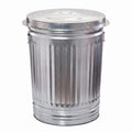 31 Gallon Galvanized Steel Trash Can with Locking Lid B8712