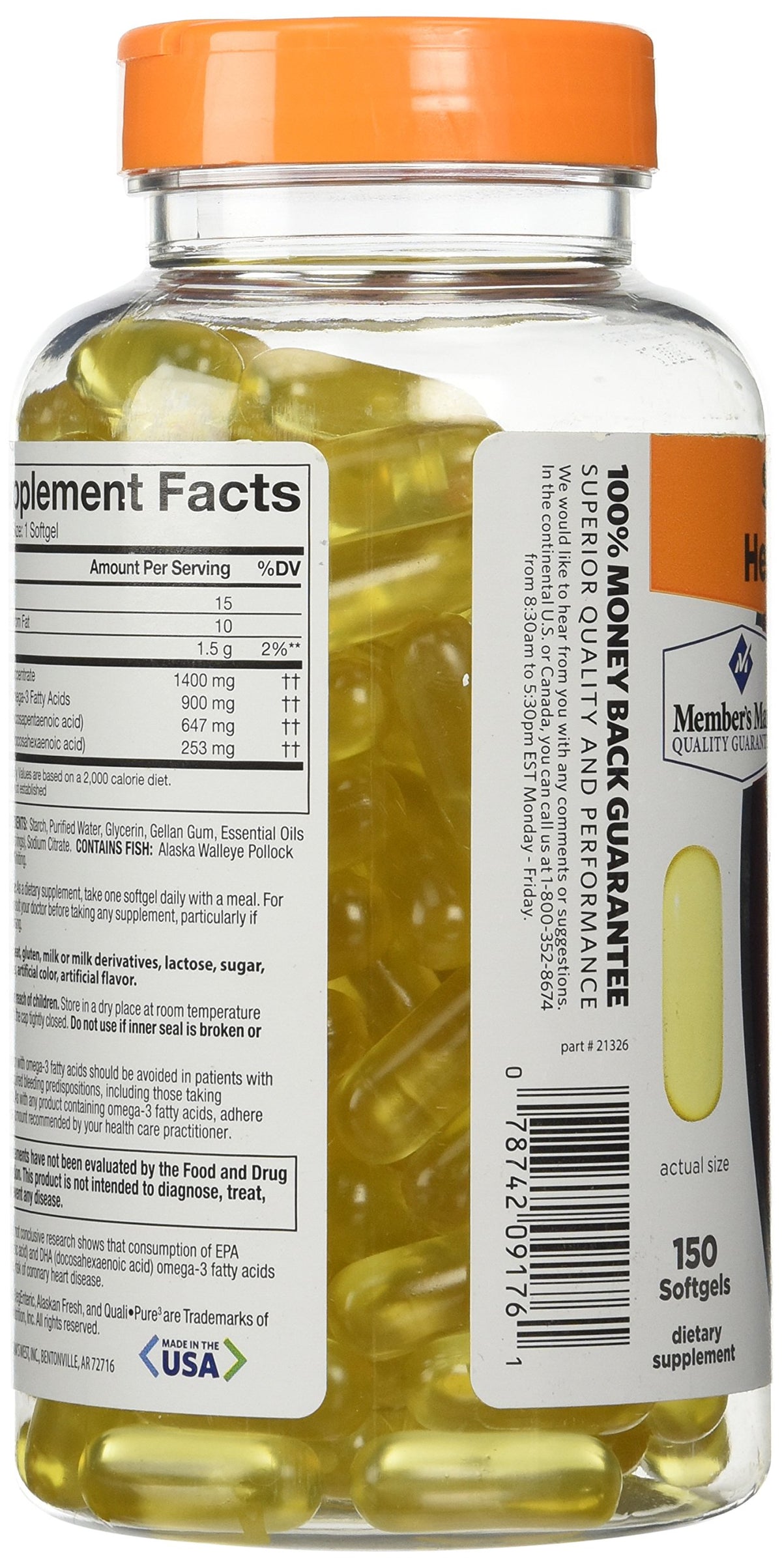 Triple Strength Fish Oil 1400mg 150 Ct F541502