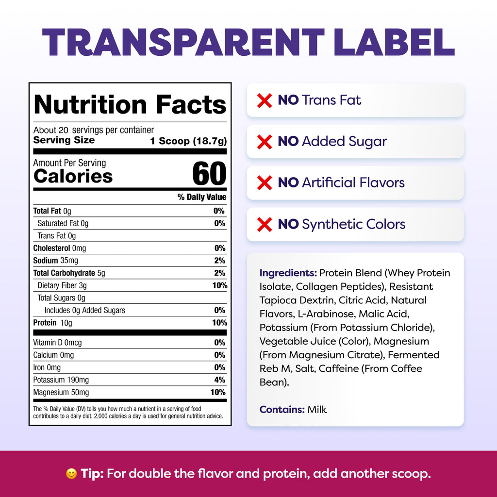 Clear Whey Protein Powder Strawberry Berry Acai R619