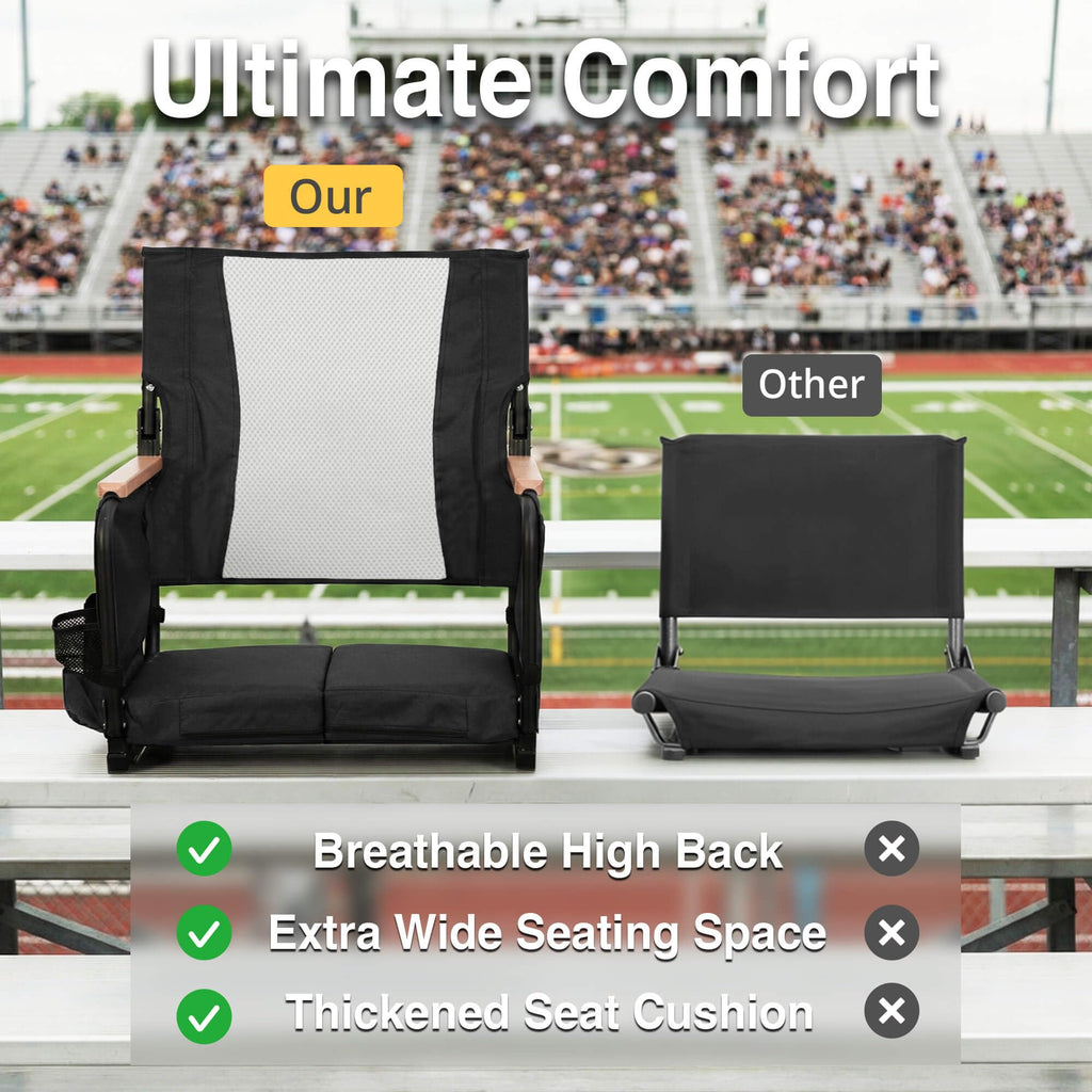 High Back Stadium Seats with Back Support X9000