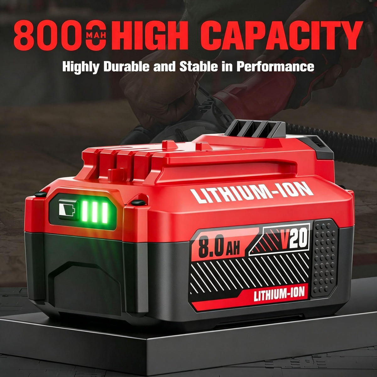 20V Lithium Battery Replacement X7662