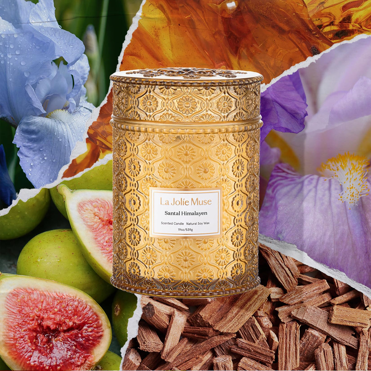 Scented Candles 19 oz Natural Soy E84684