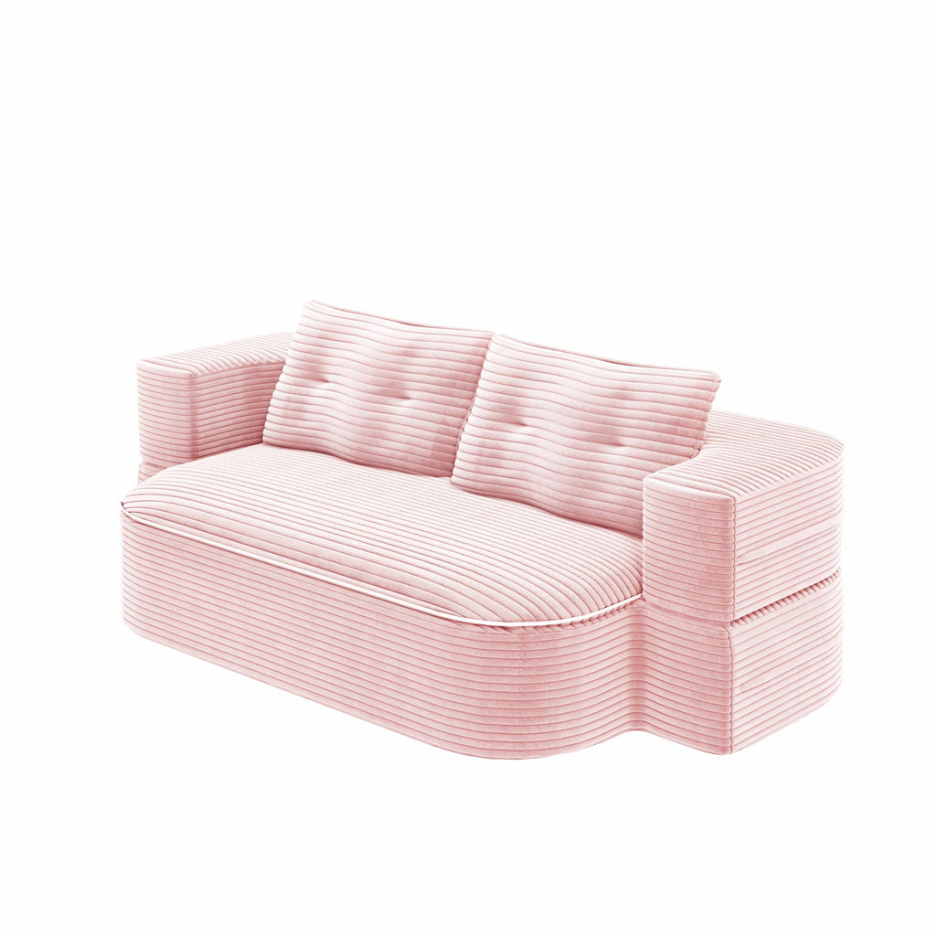 King Size Corduroy Futon Sofa Bed I91157
