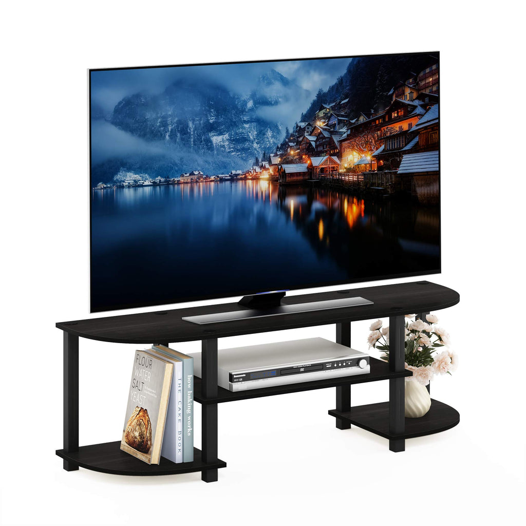 Espresso/Black TV Entertainment Center X277942