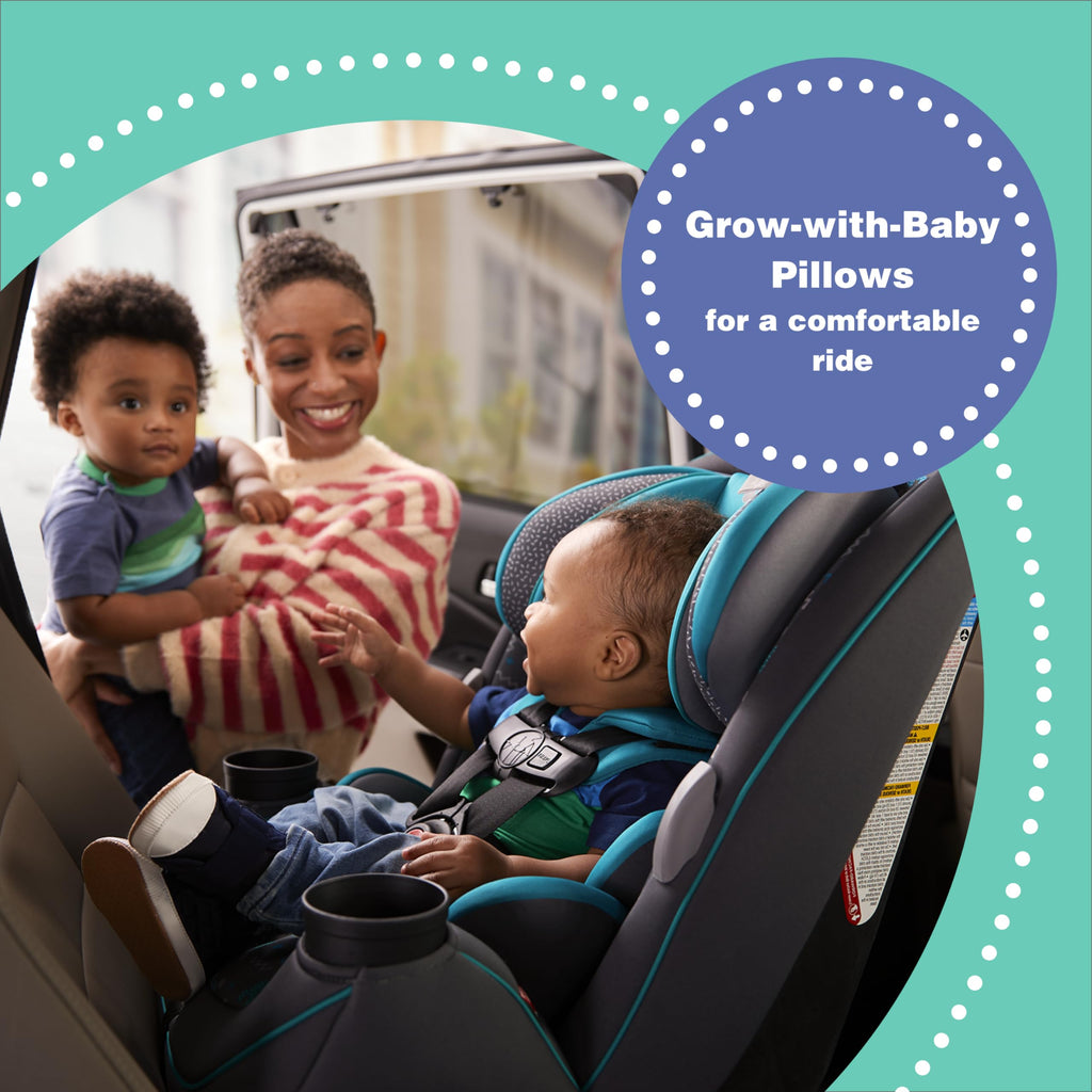 Convertible Car Seat, Rear Facing 5-40 pounds, Forward Facing 30-65 pounds, Booster 40-100 lbs N55077