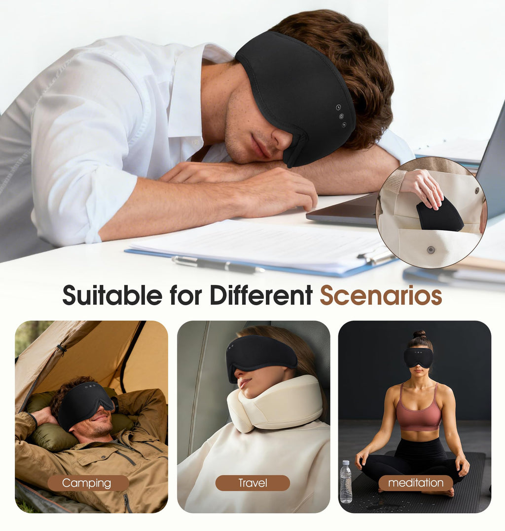 Bamboo Cotton Bluetooth Sleep Mask S138