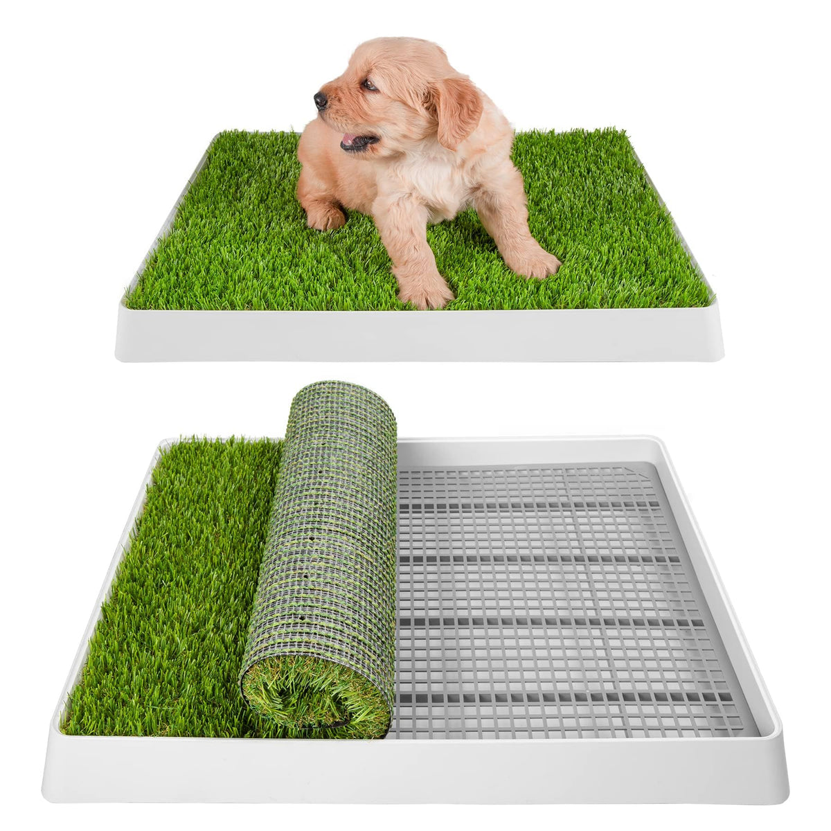Dog Grass Pad with Tray S379